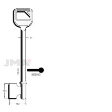 BOD-5G Nøkkelemne, 6BDA4