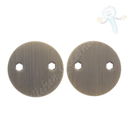 Blindskilt 2mm Bronse