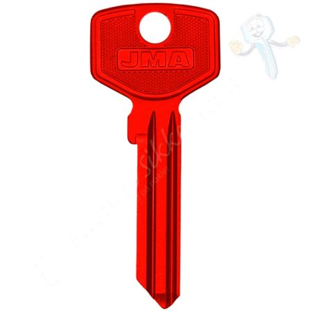 TV-3D Alu. Nøkkelemne Rød