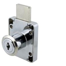 MX318 utenpåliggende møbellås sv.pk