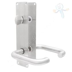 8758-E Langskilt med U-Vrider. Toalett Fkrm