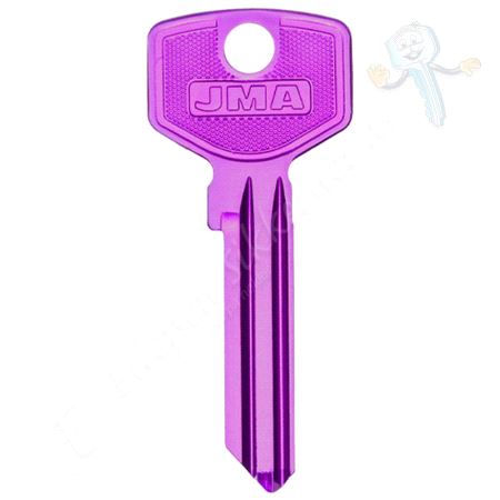 TV-3D Alu. Nøkkelemne Lilla