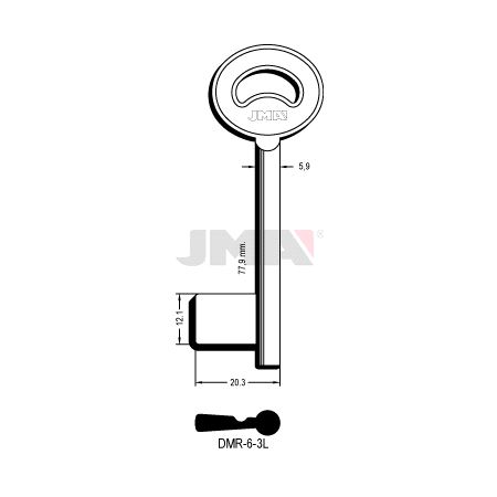DMR-6-3L Nøkkelemne