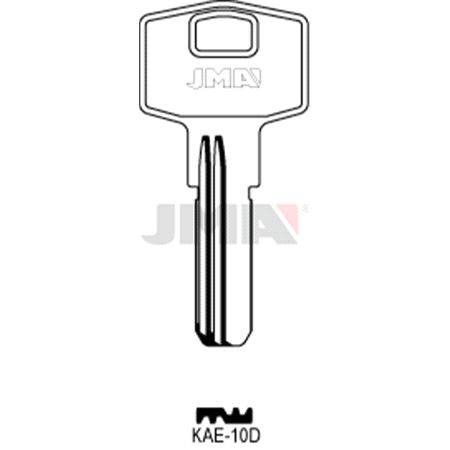 KAE-10D Nøkkelemne, KLE8R, KE8