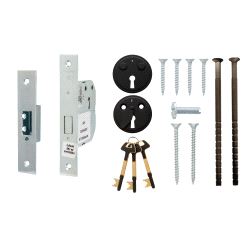 FAS 309 Låskasse Komplett. Sort matt