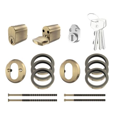 5545-E Sylindersett Multi Bronse sv.pk