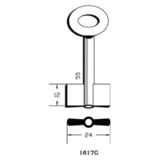 1617G Nøkkelemne