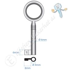 Junie 8x6-1 Nøkkel Nr. 1