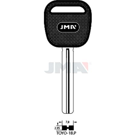 TOYO-18.P Nøkkelemne, TR49P, TOY40P