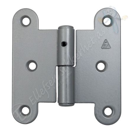Dørhengsel 96 x 38mm Grå Høyre
