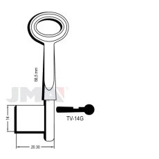 TV-14G Nøkkelemne D-Serien, 6TR6