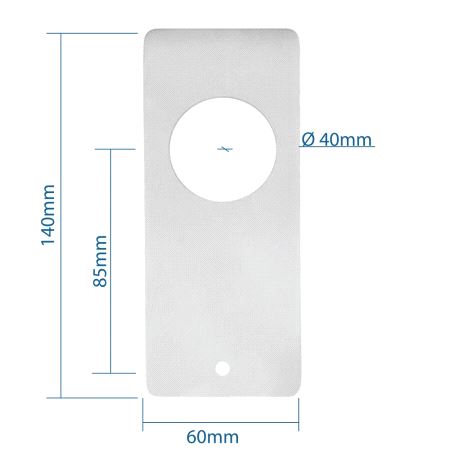 8656-E Dekkskilt for Sikkerhetslås Fkr