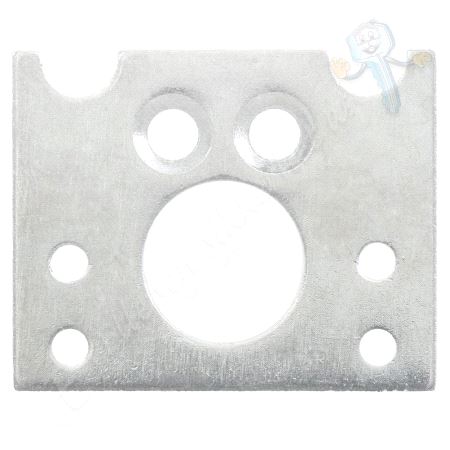 Bakplate for sylinder til Utenpåliggende lås