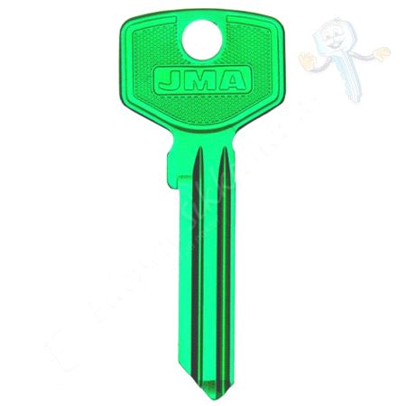 TV-3D Alu. Nøkkelemne Lys Grønn