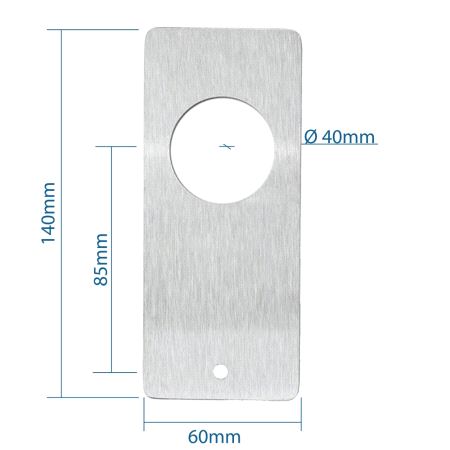 8656-E Dekkskilt for Sikkerhetslås Fkrm