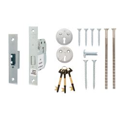 FAS 309 Låskasse Komplett. Forkrommet matt