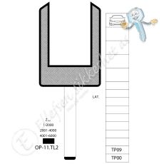 TP00 OP-11.TL2 Transponderemne