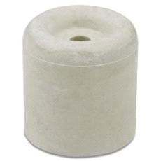 12035 Dørstopper 38mm Ø35mm Hvit