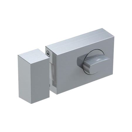 KS500 Utenpåligende Reilelås. Forkrommet matt