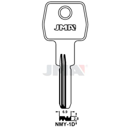 NMY-1D Nøkkelemne, Nimly, NLY1R